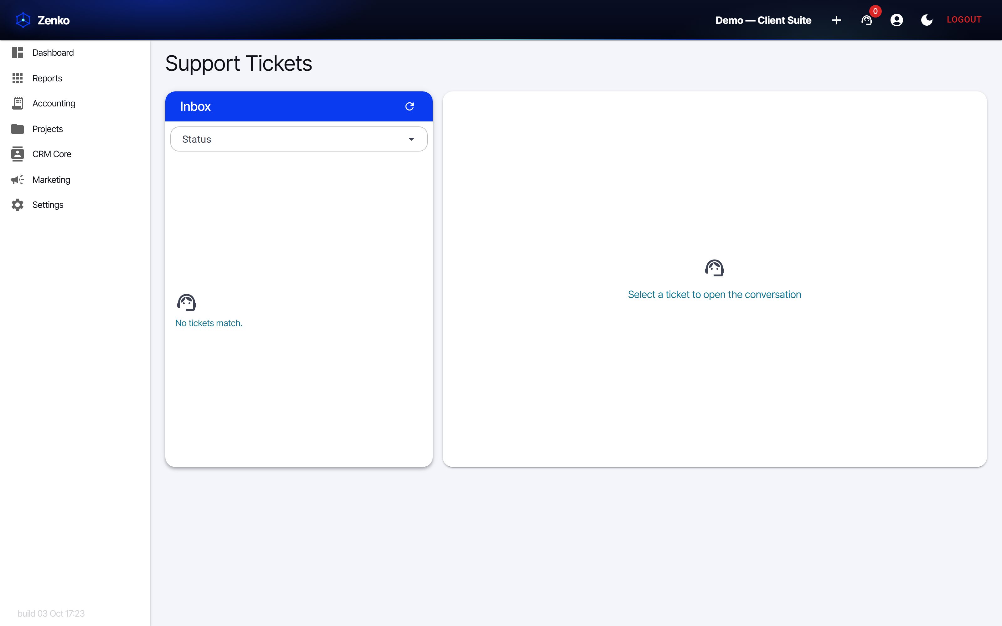 Support on the record (light)