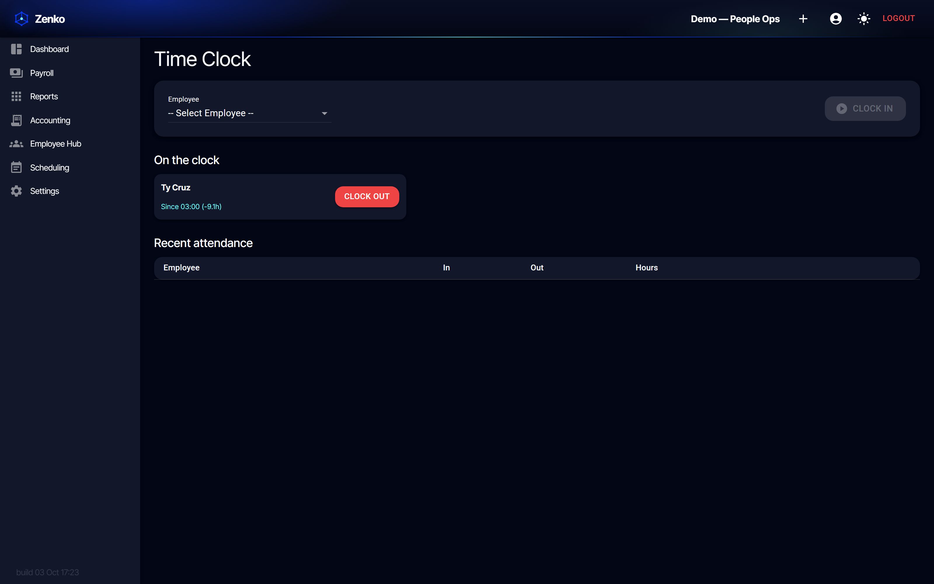 Timesheets without the chase (dark)